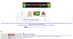 Desktop Screenshot of guyana.org